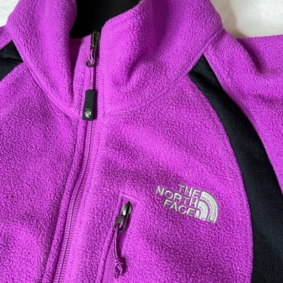 The North Face Fleece Jacket Purple Black Summit Series Size Small FL1 - Picture 7 of 9